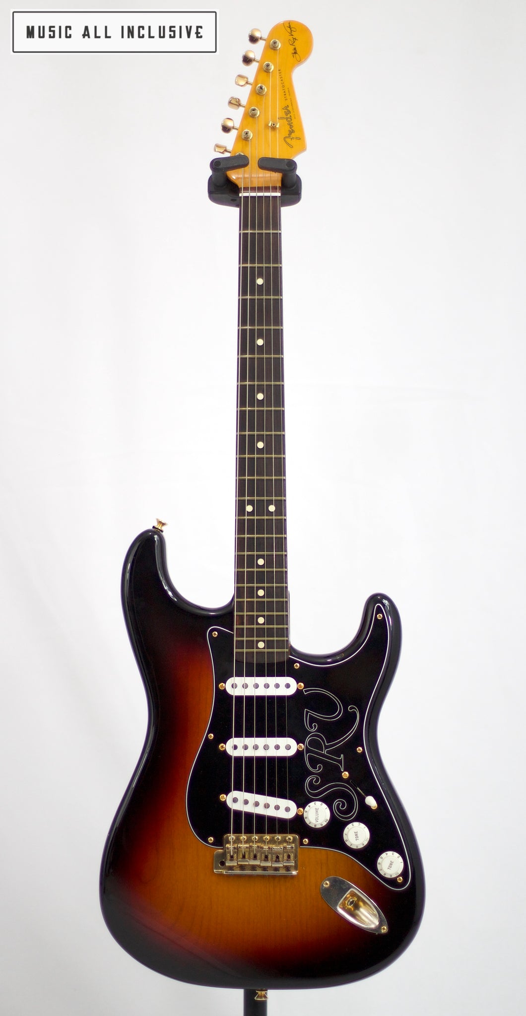 —Sold—Fender Stevie Ray Vaughan Stratocaster Sunburst Srv