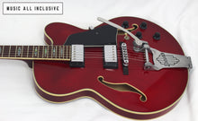 Cargar imagen en el visor de la galería, Ibanez AFS75T-TCD Artcore Transparent Cherry Red

