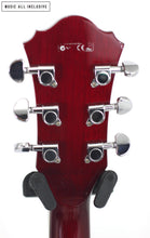 Cargar imagen en el visor de la galería, Ibanez AFS75T-TCD Artcore Transparent Cherry Red
