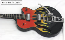 Cargar imagen en el visor de la galería, Epiphone FlameKat Limited Edition Black
