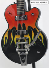 Cargar imagen en el visor de la galería, Epiphone FlameKat Limited Edition Black
