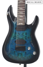 Cargar imagen en el visor de la galería, Schecter Omen Elite-7 See-Thru Blue Burst
