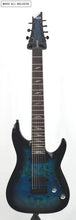 Cargar imagen en el visor de la galería, Schecter Omen Elite-7 See-Thru Blue Burst
