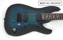 Cargar imagen en el visor de la galería, Schecter Omen Elite-7 See-Thru Blue Burst
