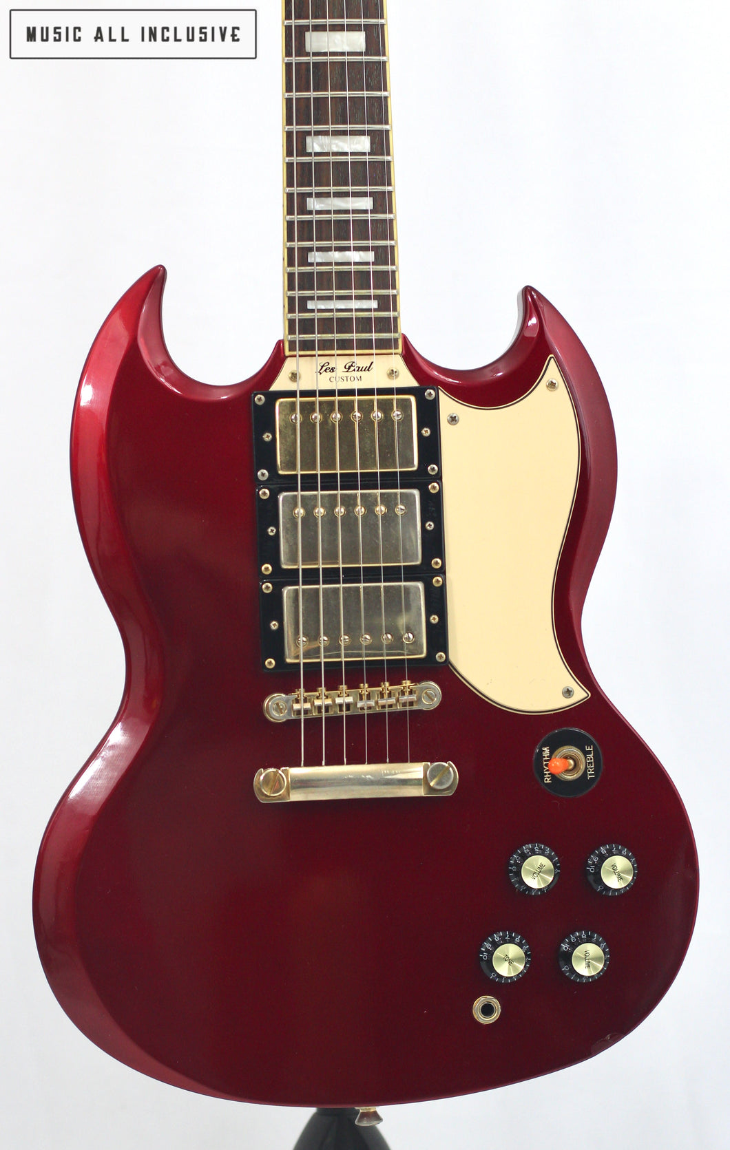 —Sold—Epiphone Custom Shop SG G-400 Custom Red Gold