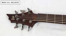 Cargar imagen en el visor de la galería, ESP LTD D-6 String Bass Guitar Natural Satin
