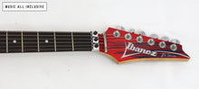 Cargar imagen en el visor de la galería, —Sold—Ibanez JS20S 20th Anniversary Joe Satriani Signature Red/Silver Surfer
