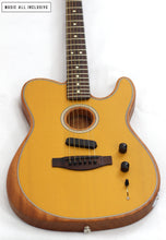 Cargar imagen en el visor de la galería, --Sold--Fender Acoustasonic Player Telecaster Mex Butterscotch Blonde
