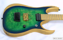 Cargar imagen en el visor de la galería, Ibanez Iron Label Rgd Ix6mpb Blue Burst Dimarzio

