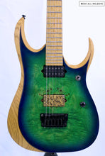 Cargar imagen en el visor de la galería, Ibanez Iron Label Rgd Ix6mpb Blue Burst Dimarzio
