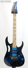 Cargar imagen en el visor de la galería, Ibanez Premium Jem77p Blue Floral Patern Steve Vai
