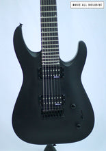 Cargar imagen en el visor de la galería, —Sold—Jackson Js22-7 Dinky 7 Cuerdas Matte Black
