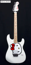 Cargar imagen en el visor de la galería, Squier Fender X Hello Kitty White Stratocaster
