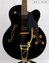 Cargar imagen en el visor de la galería, Yamaha Aes1500 Semi-hollow Body Black Gold Japan
