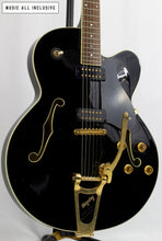 Cargar imagen en el visor de la galería, Yamaha Aes1500 Semi-hollow Body Black Gold Japan
